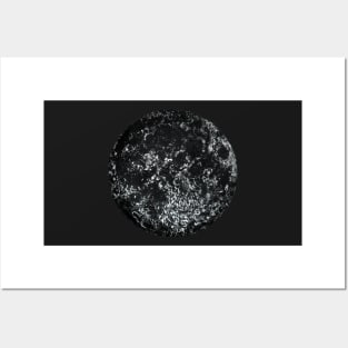 MOON Solar System Design Posters and Art